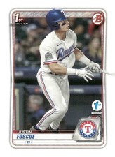 2020 Bowman Draft #BD-124 Justin Foscue 1st Edition