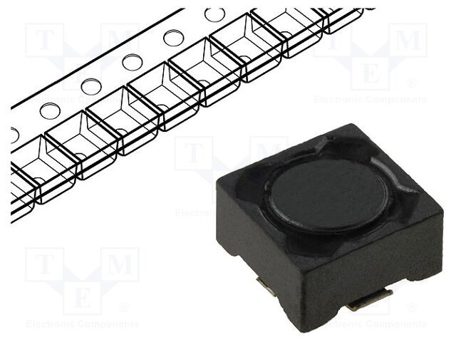 Acelerador SMD ±20% 7,3x7,3x4,5mm 340mA 1,64Ω 270uH: alambre