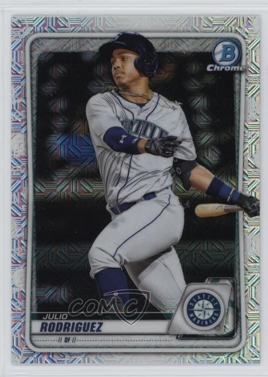 2020 Bowman Chrome Prospects Mega Box Mojo Refractor Julio Rodriguez #BCP-175