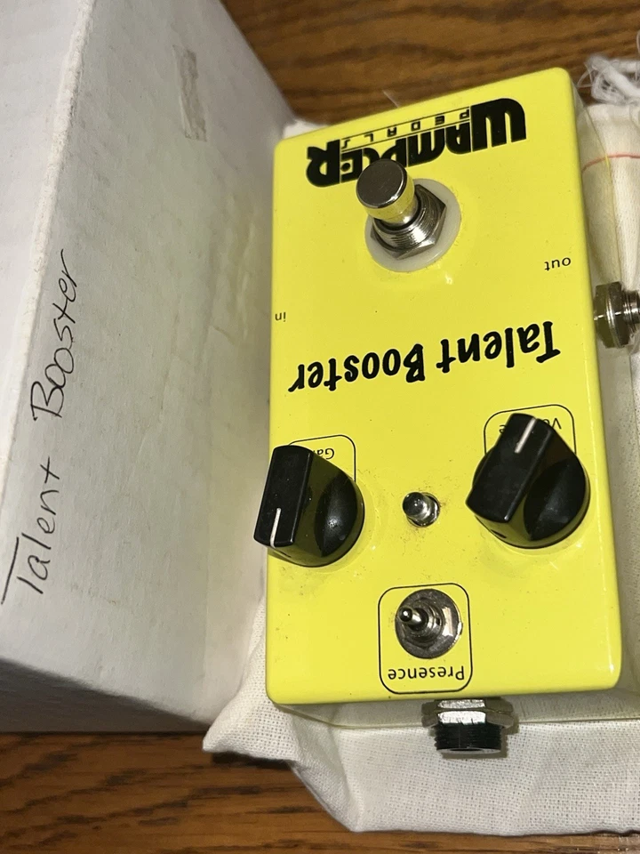 Pedales Wampler Talent Booster Raro De Colección Producción Temprana Descontinuado Foto 2 de 4