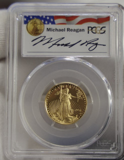 1996 W US Proof Gold Eagle 1/4 oz $10 PCGS PR69DCAM Reagan Legacy Series