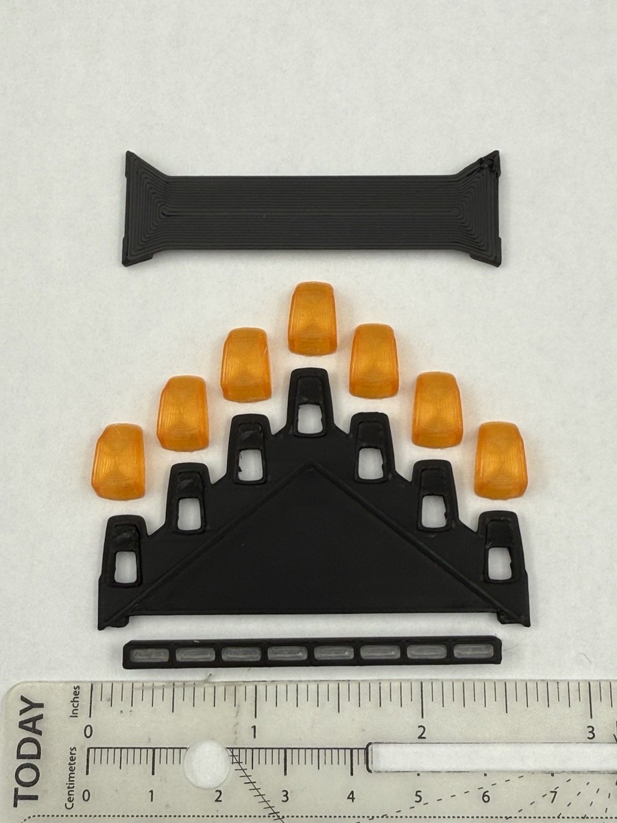 1/18 Scale Model LED Ready Amber Federal Signal Vector Vision