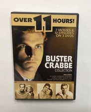 BUSTER CRABBE COLLECTION 3-DISC DVD 7-MOVIES 12-EPISODES GANGSTERS DEN 2007