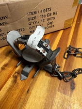 1 Duke 1.5 1 1/2 Rubber Jaw Coil Spring Trap 0473 Raccoon Mink $12.00