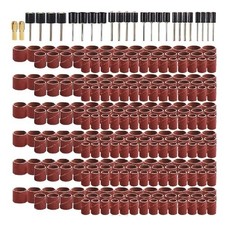 Electric Grinder Sand Ring Grinding Head 458Pcs Durable Red Alumina for Machines