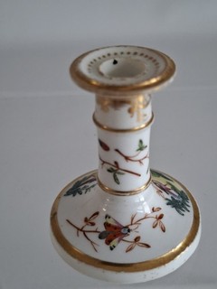 Hand painted porcelain candlestick (Herend Rothschild)