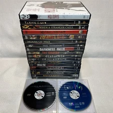 Horror/Thriller Movie DVD Lot (20) Holidays Taking Lives Various Cond All Work