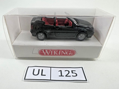 Wiking 0530122 VW Golf Cabrio schwarz H0 1:87 Oldtimer Maßstab Modell Precision