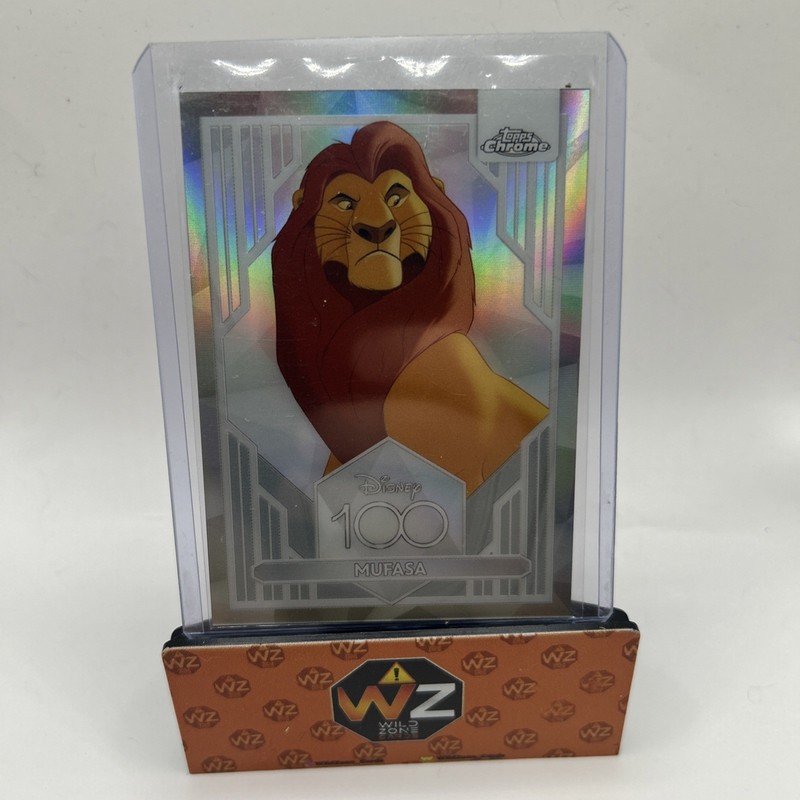 Topps Disney Chrome 100 Card No. 99 Mufasa Refractor