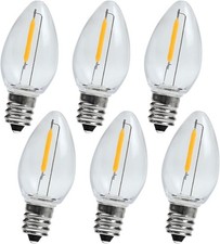 Night Light Bulb   C7 E12 LED Bulbs   Candelabra, 0.6 Watt Equivalent 7W Inc