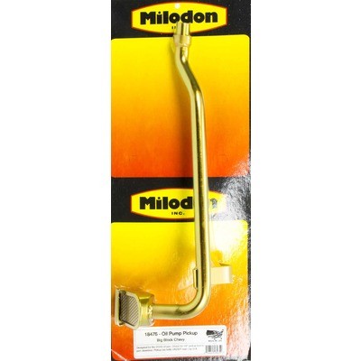 Milodon 18475, One Oil Pump Pickup 8 in Deep Pan for BB Chevy Marine Cadmium