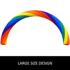 Inflatable Rainbow Arch 26ftx10ft 8x4m w/ 350W Motor Advertising/Party Supplie