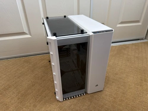 Corsair Crystal 280X Mini Tower Case - White; SCREWS INCLUDED - GREAT CONDITION!