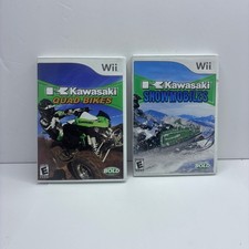 Kawasaki Quad Bikes & Snowmobiles Wii Video Games Racing ATV Snowmobile