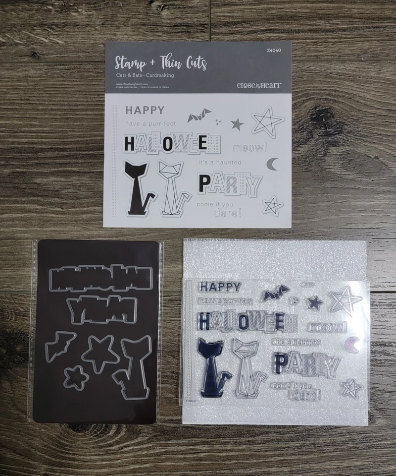 *NOVO* PACOTE DE HALLOWEEN CTMH Selo Cortes Finos Washi Cartão Fazendo Scrapbook - Imagem 4 de 4