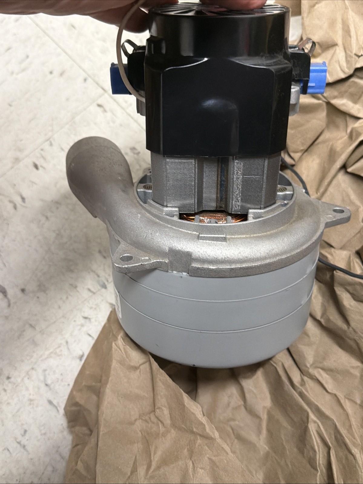 Ametek/Lamb 116765-13  Vacuum & Central Motor, NEW 110 volt 3 stage ALL METAL