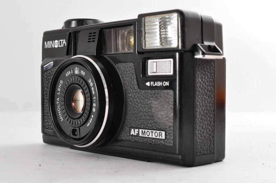 Minolta Hi-Matic AF2-MD Black Point & Shoot Camera [Exc+5] Japan / 1764H#3 - Image 2 of 4