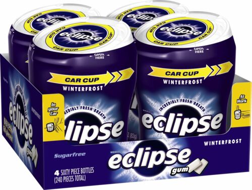 ECLIPSE Winterfrost Sugarfree Gum, 60 Count (Pack of 4) - Picture 2 of 6