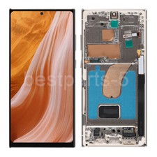 For Samsung Galaxy S23 Ultra 5G S918U S918W OLED Display Screen Replacement Gold
