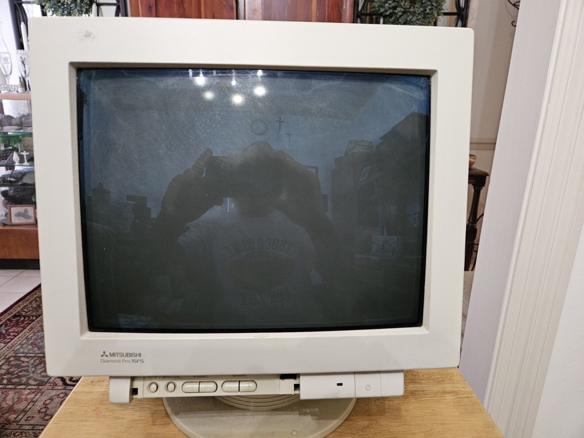 VINTAGE MITSUBISHI DIAMOND PRO 15FS MODEL SD5600C COLOR MONITOR