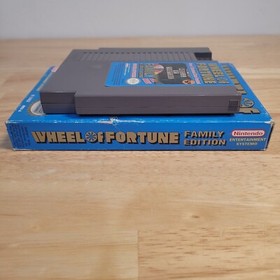 Wheel of Fortune Family Edition NES Nintendo Entertainment System1990 CIB Tested