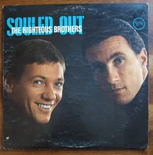 The Righteous Brothers Souled Out Vintage Vinyl LP Record Album & Record Sleeve