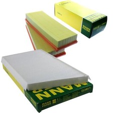 MANN-FILTER Jeu de filtres Filtre À Air D'habitacle pour Mercedes-Benz C-CLASS