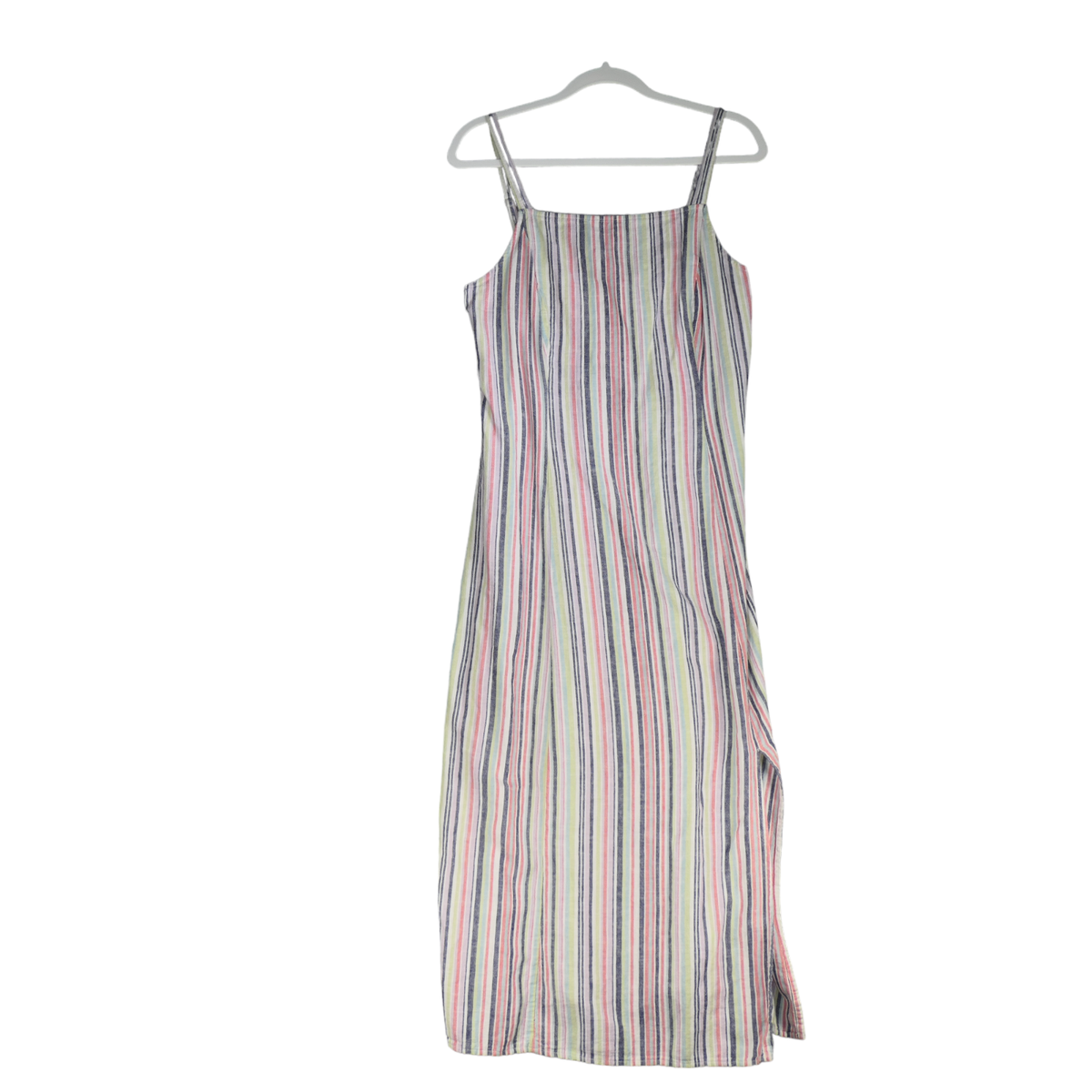 knee length dresses for ladies Ivania Belted Linen Maxi Dress main image 1