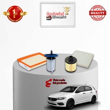 KIT TAGLIANDO 4 FILTRI FIAT TIPO 1.3 D 70KW 95CV DAL 2015 ->