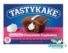 Tastykake Creme Filled Chocolate Cupcakes Box