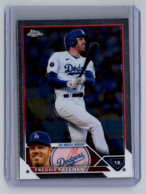 2022 Topps Chrome Freddie Freeman Los Angeles Dodgers #6