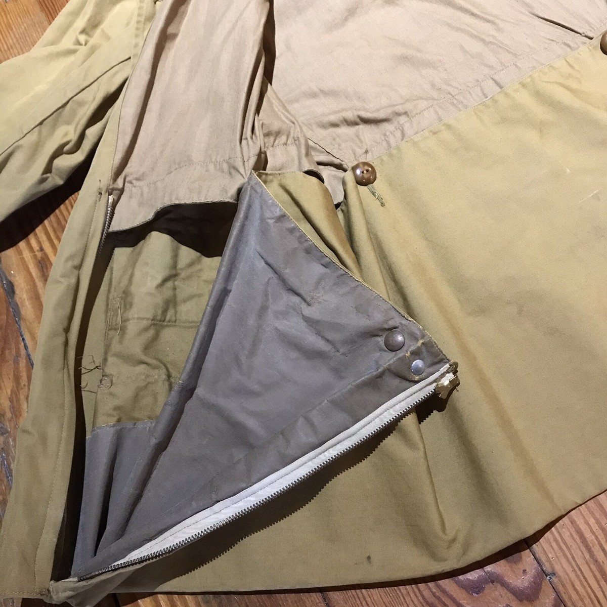 Vtg Early Abercrombie & Fitch Feather Drybak Field Hunting Jacket