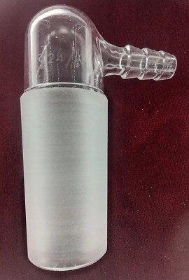 Adapter 24/40 Inner Joint 90º Bent Hose Connection Std Taper *No Box*