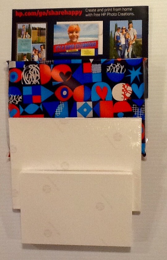 Hewlett-Packard Printer 2015 lot of photo paper greeting cards ...