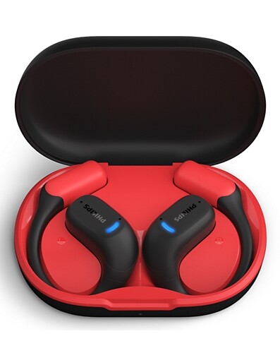 Philips Auricolari Bluetooth TWS A clip Nero/Rosso 6000 series TAA6709BK/00