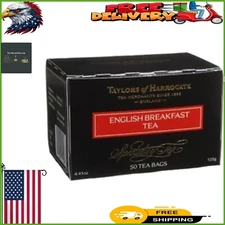 Sustainable English Breakfast Tea: 50 Bags of Rich Black Tea, Ethically Sourced