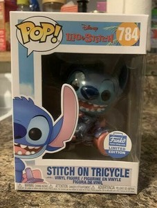 Funko Pop! Stitch on Tricycle #784 Funko Shop Excl w/ Protector PREORDER | eBay