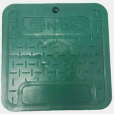 NDS 150mm SQUARE VALVE BOX  LID ONLY GREEN TOP USA MADE