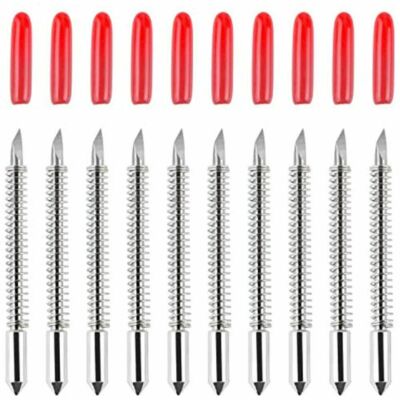 45 Degree Vinyl Cutter Blades Lettering For Graphtec Cutting Plotter, Red Caps
