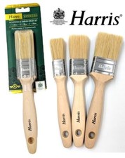 Harris 3pc Varnish Paint Brush Set Pure Bristle Wood Stain Oil Brushes 1" 1/2 2"