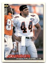 D.J. Johnson 1995 Collector's Choice #216 Atlanta Falcons FOOTBALL