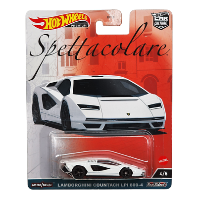 HOT WHEELS Lamborghini Countach LPI 800-4 Car Culture Spettacolare
