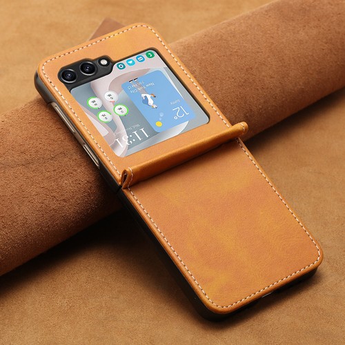 Slim Leather Matte Case for Samsung Galaxy Z Flip 7 6 5 4 Shockproof Phone Cover - 第 12/20 張圖片