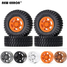 1.55" Plastic Rim & 78mm Rubber Tires For RC Car AXIAL Tamiya Traxxas Jinmy LC70