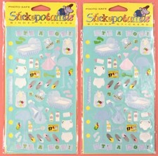 2 Pack Stickopotamus Scrapbooking IT'S A BOY Stickers Baby Babies NEW Sealed NOS