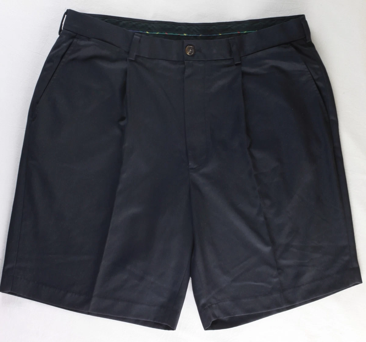 Brooks Brothers Official Clothier of St Andrews Links Golf Shorts Pleats 37
