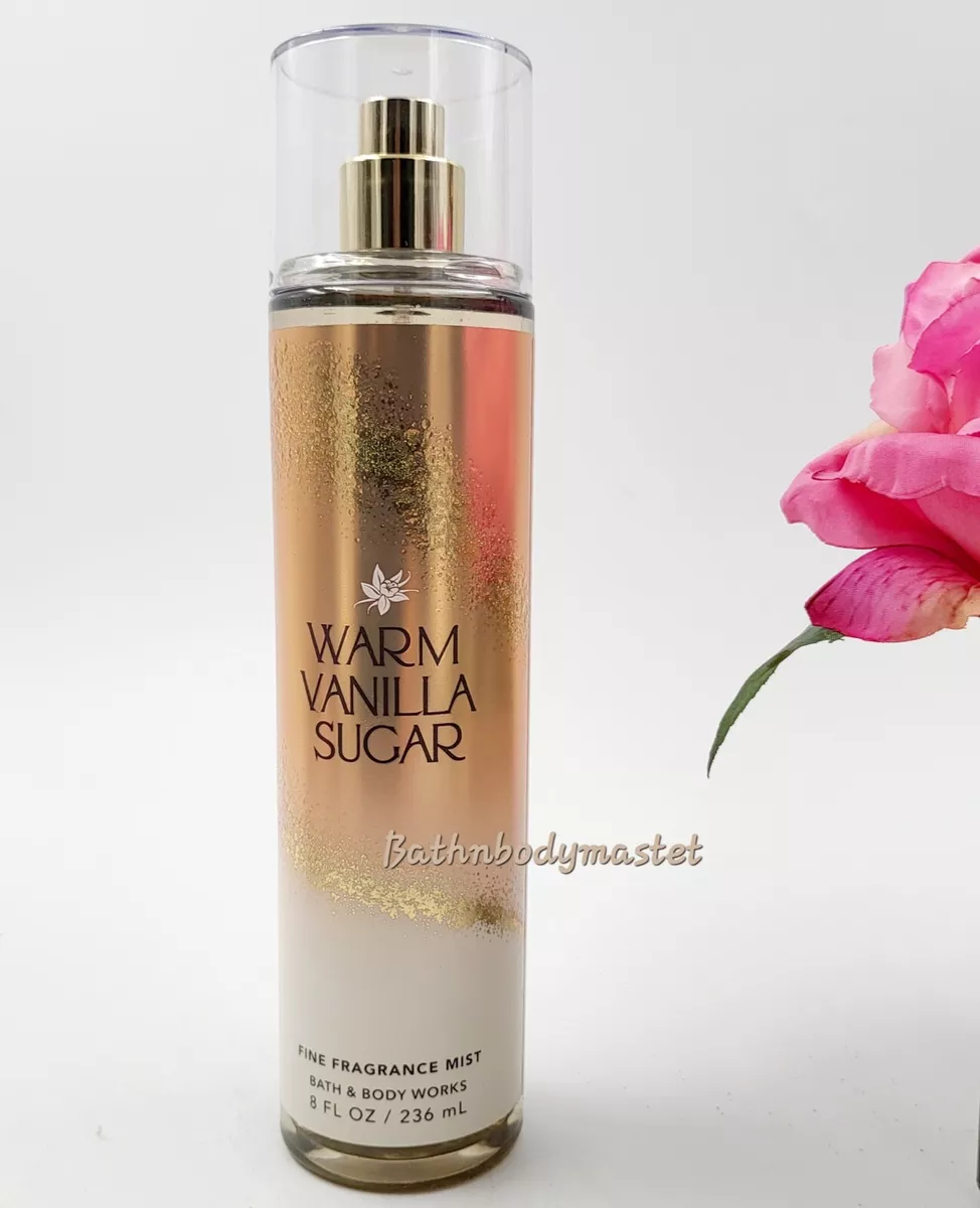 Bath and Body Works WARM VANILLA SUGAR Fine Fragrance BODY MIST spray *NEW*