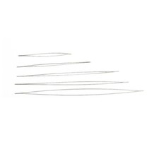 5pcs Beading Needle Set Bead Stringing Kit Open Needle for Jewelry Enthusiasts