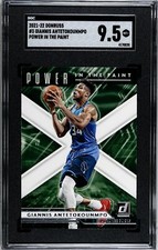2021-22 Donruss #3 Giannis Antetokounmpo Power in the Paint SGC 9.5 MINT+
