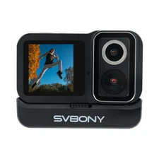 SVBONY SVGo Action Camera Dual Lens HD 4K 30fps IPX8 for Diving Bicycle Sports